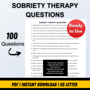 SOBRIETY THERAPY QUESTIONS