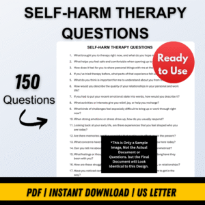 SELF-HARM THERAPY QUESTIONS