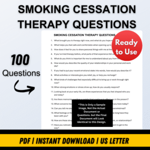 SMOKING CESSATION THERAPY QUESTIONS