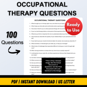 OCCUPATIONAL THERAPY QUESTIONS
