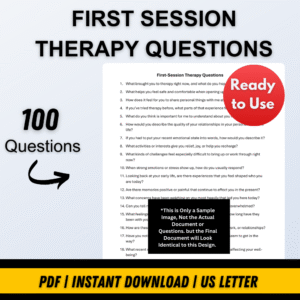 FIRST SESSION THERAPY QUESTIONS