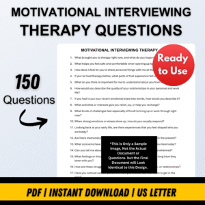 MOTIVATIONAL INTERVIEWING THERAPY QUESTIONS