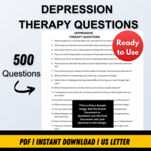 DEPRESSION THERAPY QUESTIONS