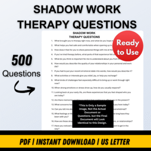 SHADOW WORK THERAPY QUESTIONS