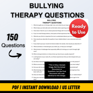 BULLYING THERAPY QUESTIONS
