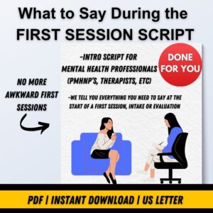 1st FIRST SESSION SCRIPT | WE TELL YOU EXACTLY WHAT TO SAY DURING FIRST SESSION INTRO