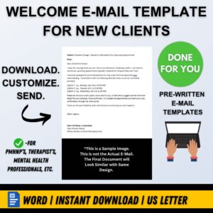 WELCOME EMAIL TEMPLATE