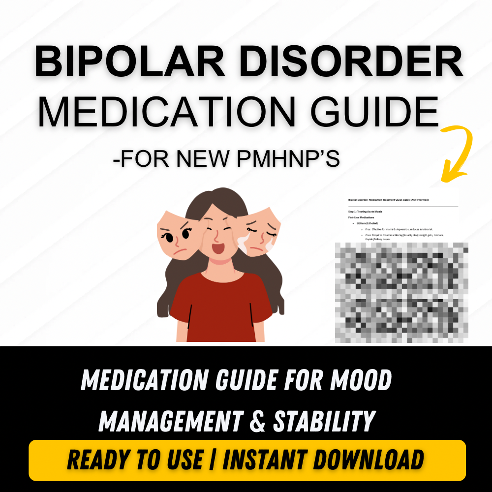 BIPOLAR DISORDER MEDICATION TREATMENT QUICK GUIDE